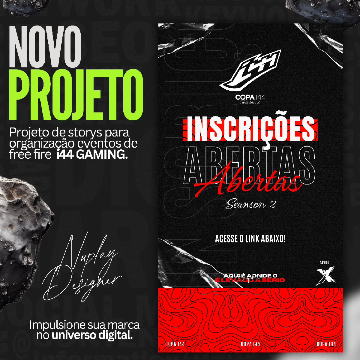 Projeto de carrossel 5 da Nuplay Designer