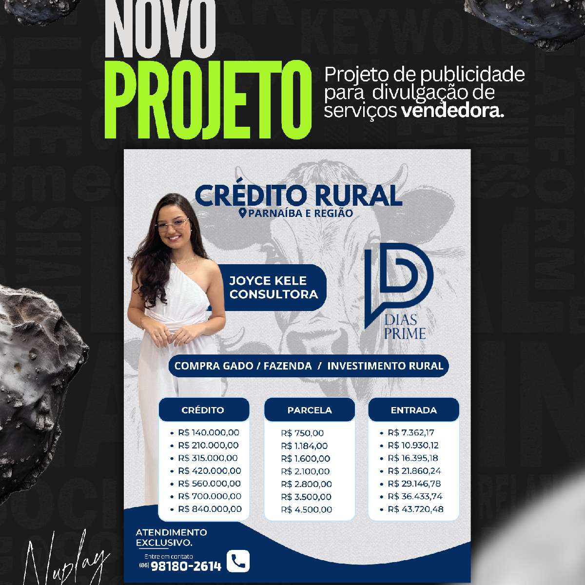 Projeto de carrossel 4 da Nuplay Designer