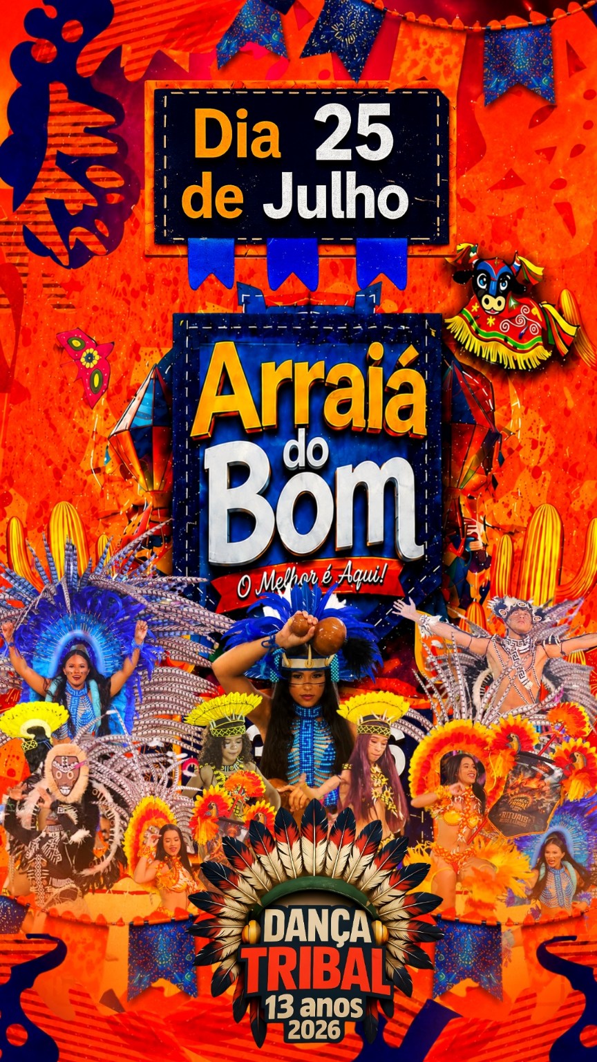 Arraiá do Bom criado pela Nuplay Designer