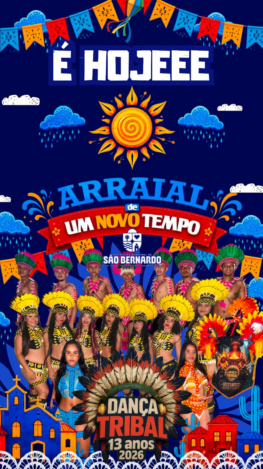Arraial de Um Novo Tempo criado pela Nuplay Designer