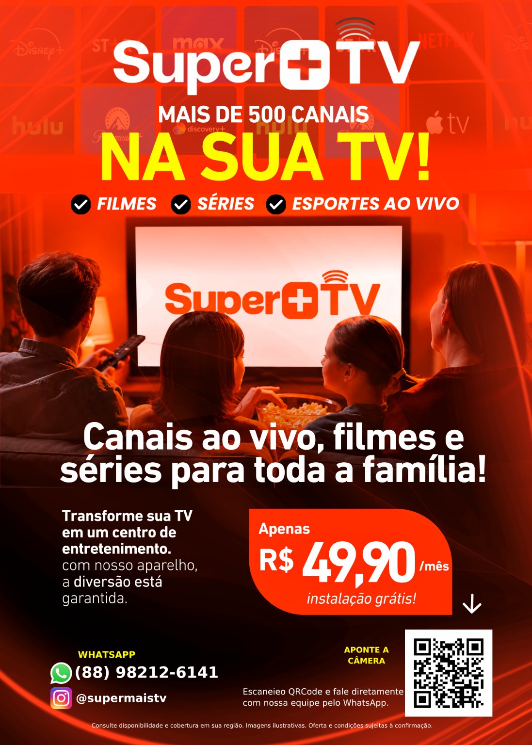 Super+TV — frente criado pela Nuplay Designer
