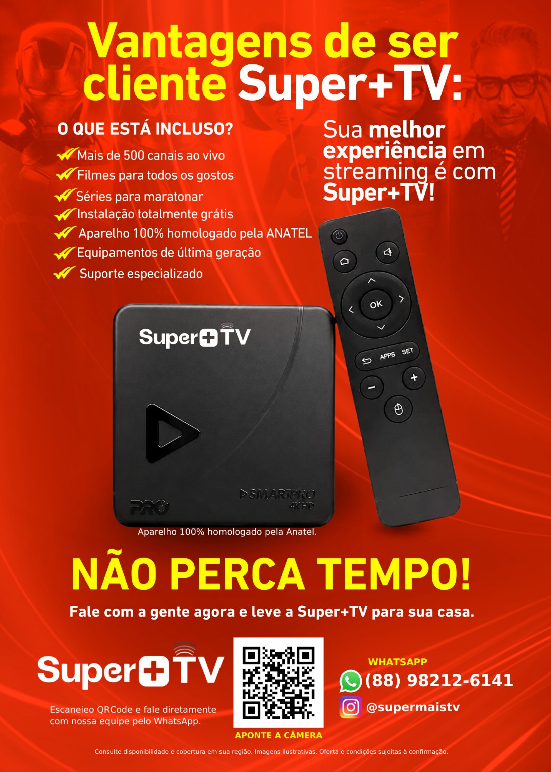 Super+TV — verso criado pela Nuplay Designer